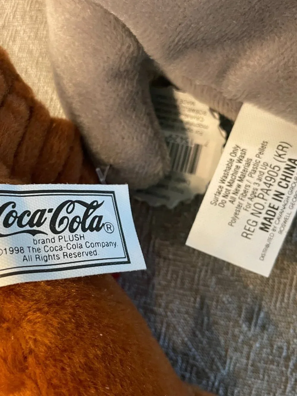 NWT! Vintage Coca-Cola Walrus & Seal Beanie Plush Collectibles 1998!